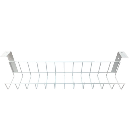 Electriduct The Basket Cable Rack Wire Mesh System - Electriduct WM-CRS-UBSK245-WT
